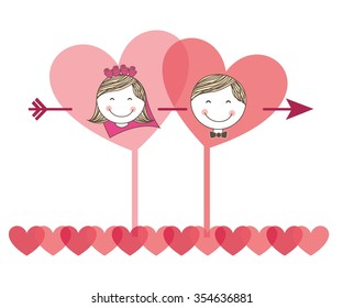 wedding invitation design, vector illustration eps10 graphic 