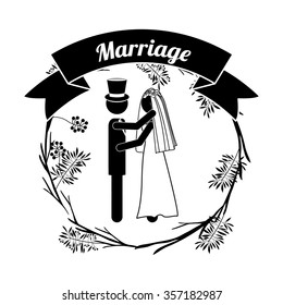wedding invitation design, vector illustration eps10 graphic 