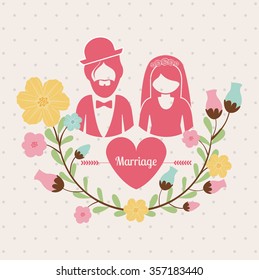 wedding invitation design, vector illustration eps10 graphic 