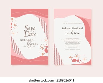Wedding Invitation Designs Memphis Style