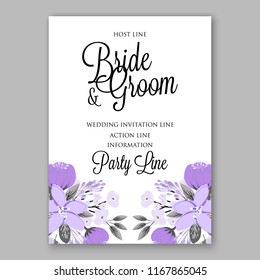 Wedding Invitation Floral Bridal Wreath with pink flowers Anemones, fir, pine branches, wild Privet Berry, vector floral illustration in vintage watercolor style