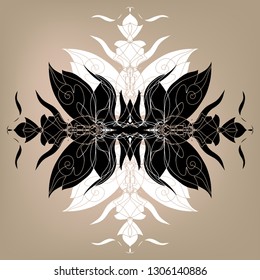 Wedding Invitation, floral invite thank you, modern card Design:  decorative stylized flower. Vector elegant vector template.