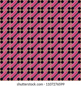Wedding invitation. Floral seamless pattern. Abstract floral background. Greeting card. Abstract raster flowers in black, red and gray colors.