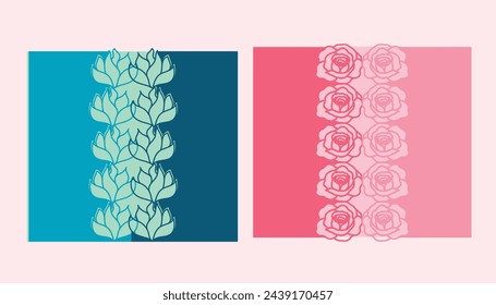 Wedding invitation or gift card for any occasion.
