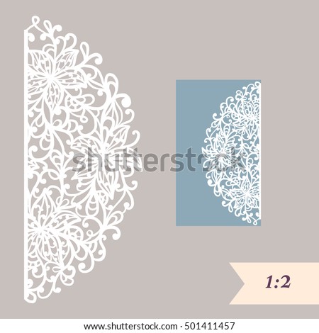 wedding invitation greeting card abstract ornament stock vector
