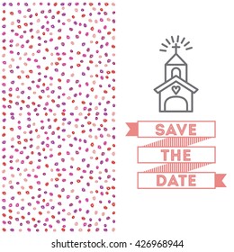 wedding invitation icon  design 