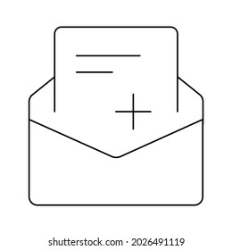 Wedding Invitation Icon Vector in illustration
