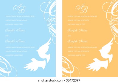 Wedding Invitation Panels
