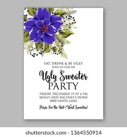 Wedding invitation peony rose ranunculus greenery