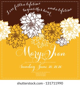 Wedding invitation printable invitation