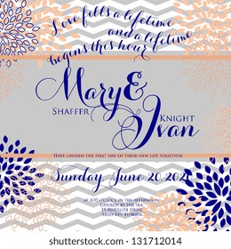 Wedding invitation printable invitation