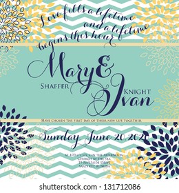 Wedding invitation printable invitation