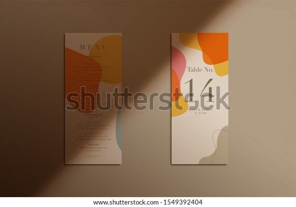 Wedding Invitation Wedding Reception Menu Card Backgrounds