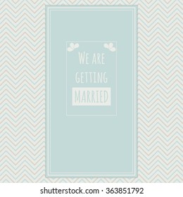 Wedding invitation, save the date card with background