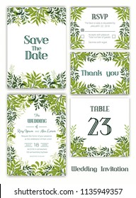 Wedding invitation , Save the date, RSVP card, Thank you card, Table number, Gift tags, Place cards, Respond card. 