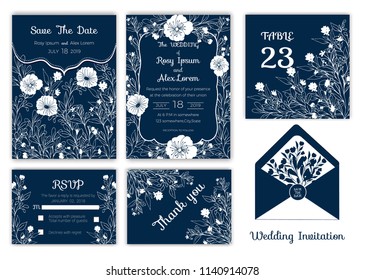 Wedding invitation , Save the date, RSVP card, Thank you card, Table number, Gift tags, Place cards, Respond card. 