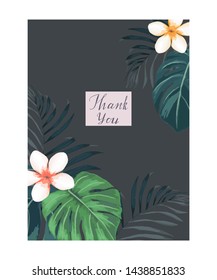 Wedding Invitation, save the date, rsvp, invite floral card. Vector illustration. Celebration template. Watercolor style 