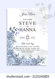 Wedding invitation for social media story