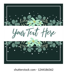 Wedding Invitation Template background. Flower background for card, invitation. Save the date.