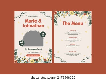 Wedding Invitation Template Card. It’s simple, stylish,
and ready just with a simple customization