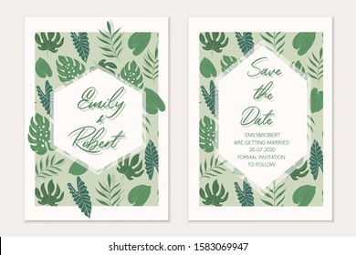 Wedding invitation template card. Invitation templates