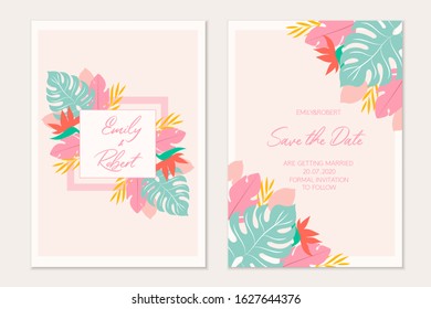 Wedding invitation template card. Invitation templates