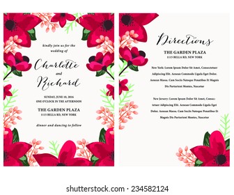 Wedding Invitation Template Design