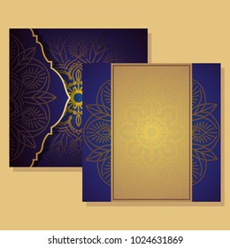 wedding invitation template. vector illustration