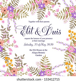 Wedding invitation, thank you card, save the date cards. Wedding set. RSVP card