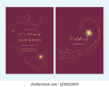 Wedding invitation, thank you card, save the date cards. Wedding invitation, baby shower, menu, flyer, banner template.