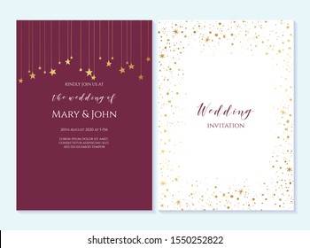 Wedding invitation, thank you card, save the date cards. Wedding invitation, baby shower, menu, flyer, banner template.