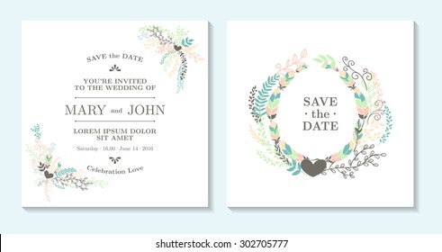 Wedding invitation, thank you card, save the date cards. Wedding invitation.