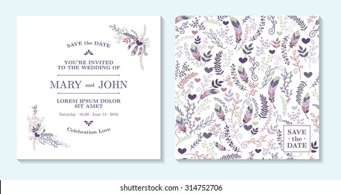 Wedding invitation, thank you card, save the date cards. Wedding invitation.