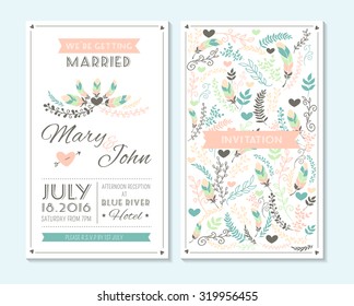 Wedding invitation, thank you card, save the date cards. Wedding invitation.