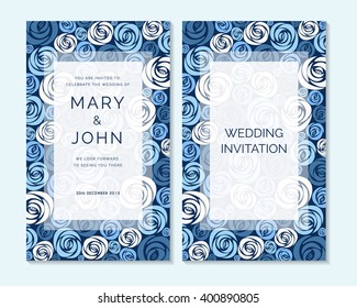 Wedding invitation, thank you card, save the date cards. Wedding invitation, baby shower, menu, flyer, banner template.