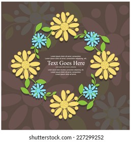 wedding invitation. vector