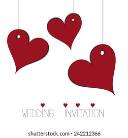 Wedding invitation vector 