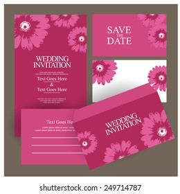 Wedding Invitation. vector