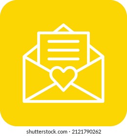 Wedding invitation Vector Icon Design Illustration