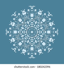 Wedding invitation. Vintage lace vector design realistic