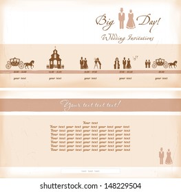 wedding invitations in vintage style