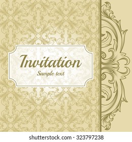 Wedding invitations in an vintage-style