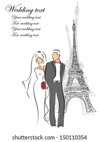  Wedding invitation,vector background