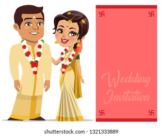 1,483 South indian wedding illustration Images, Stock Photos & Vectors ...
