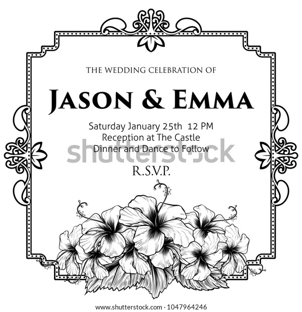 wedding invite invitation save day template stock vector save the day template