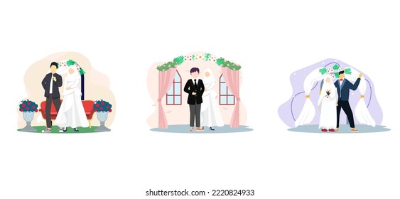 Wedding Islamic Flat Bundle Design