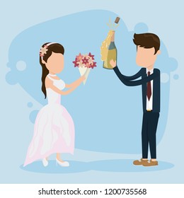 Wedding just married card