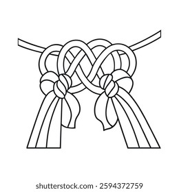 Wedding Knot design for romantic decor