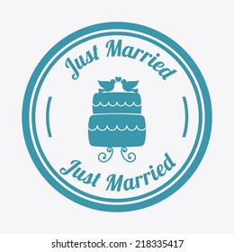 wedding label design ,vector illustration