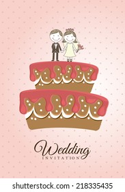wedding label design ,vector illustration